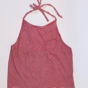 Cropped halter top